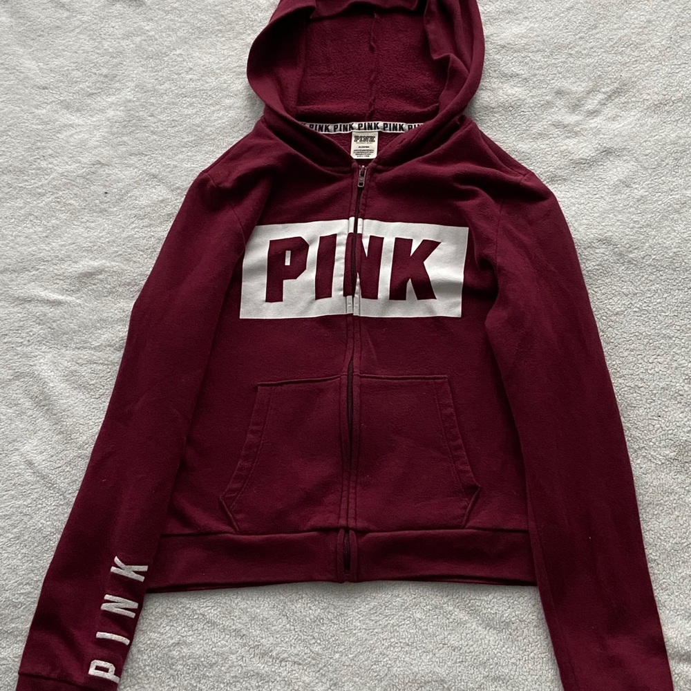 Pink Hoodie with zipper